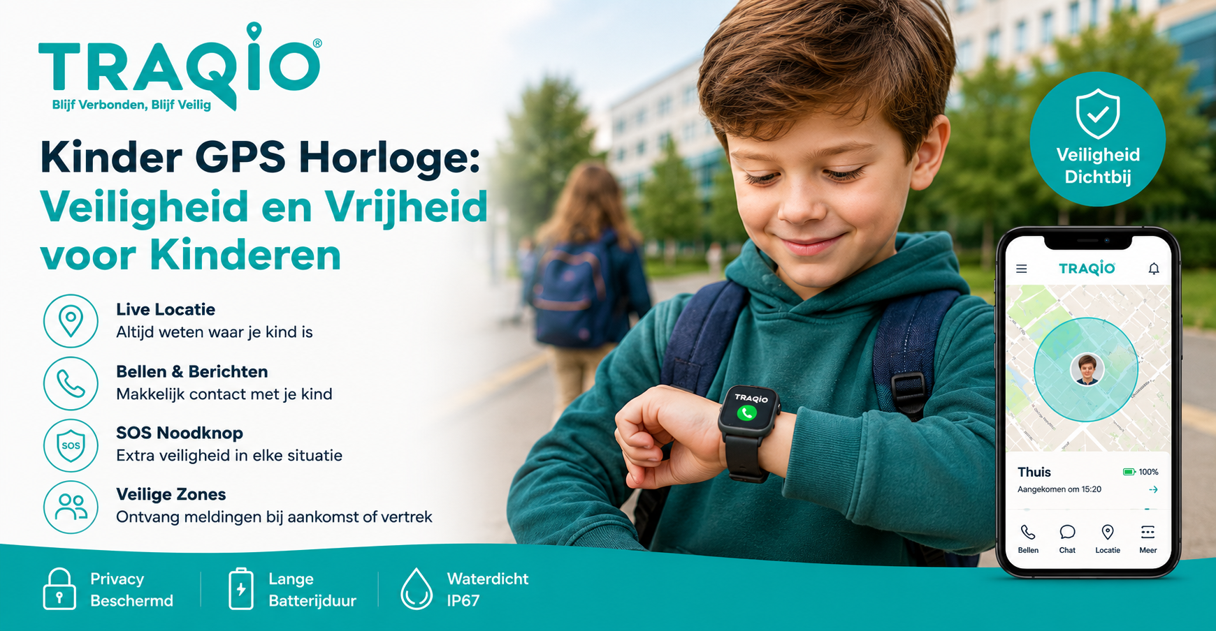 Kinder GPS Horloge: Veiligheid en Vrijheid voor Kinderen