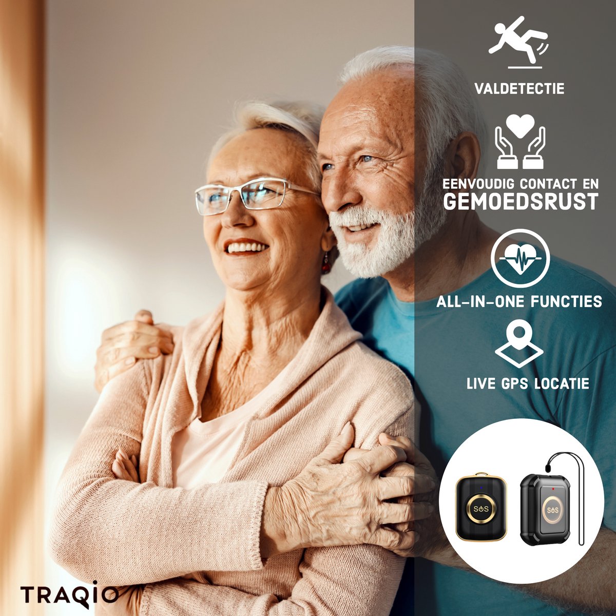 Traqio SOS-Knop TRQ07S senior