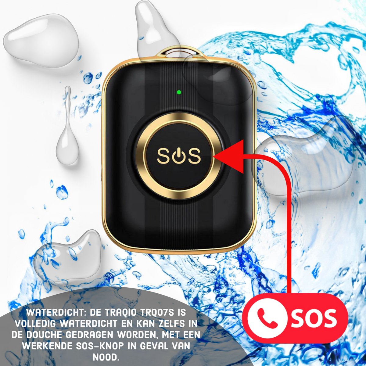 Traqio SOS-Knop TRQ07S senior