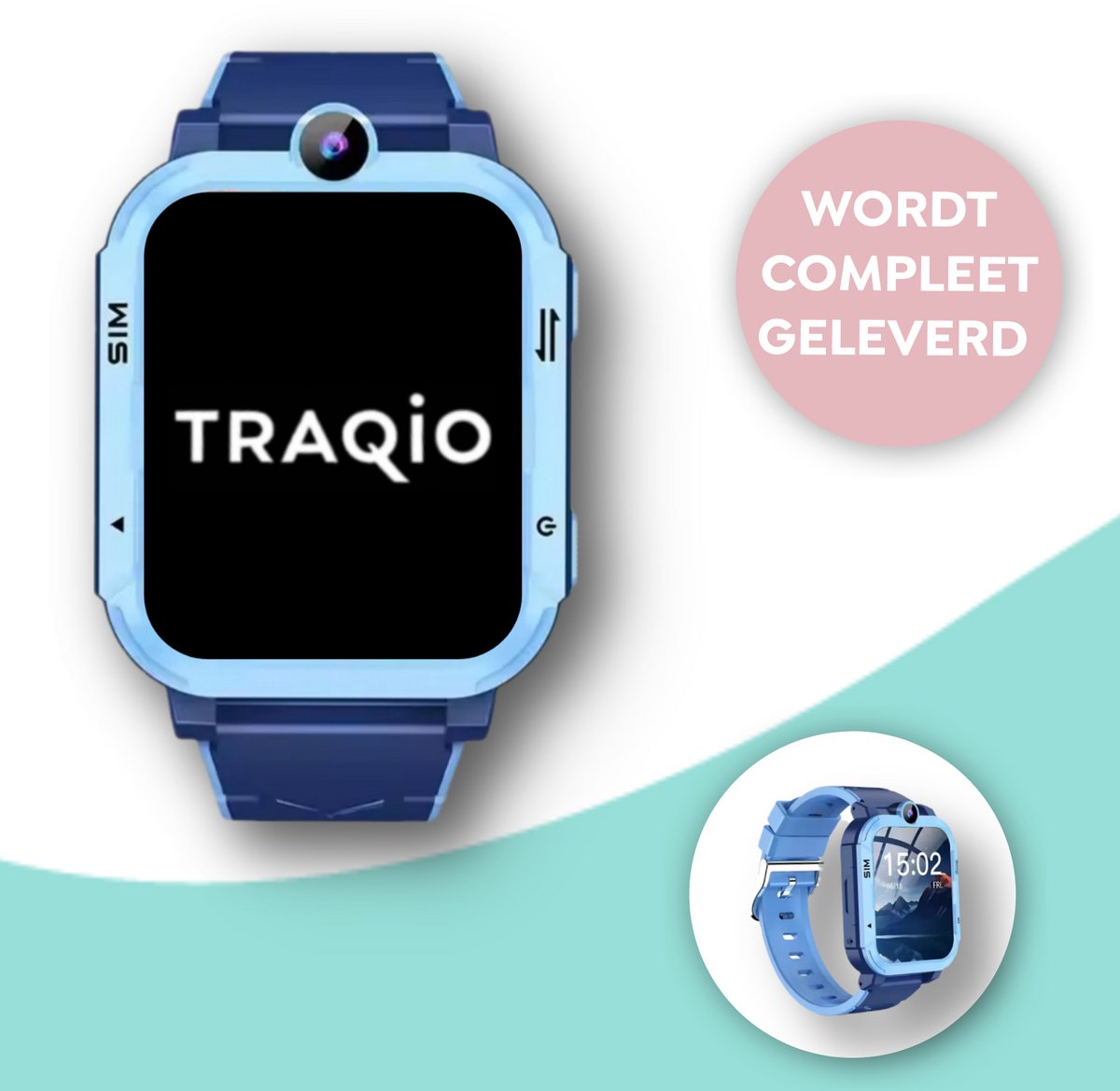 Traqio TRQ05 GPS horloge kinderen
