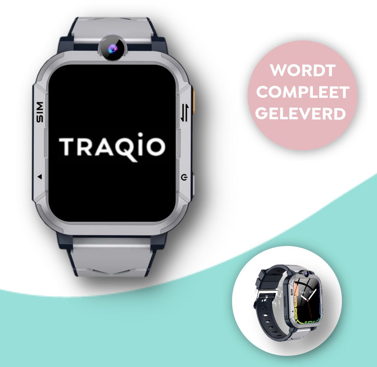 Traqio TRQ05 GPS horloge kinderen