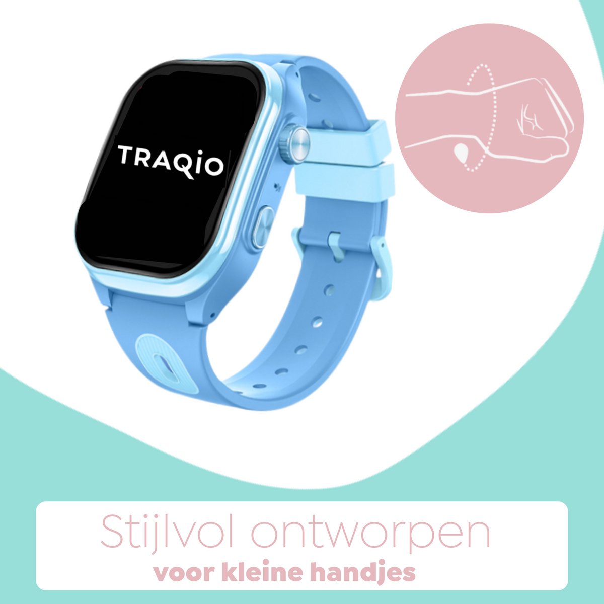 Traqio TRQ08 GPS horloge kinderen