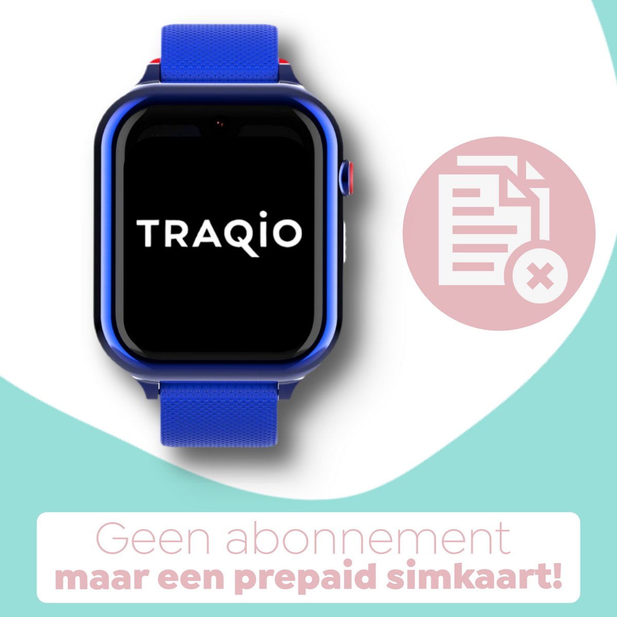 Traqio TRQ10 GPS horloge kinderen