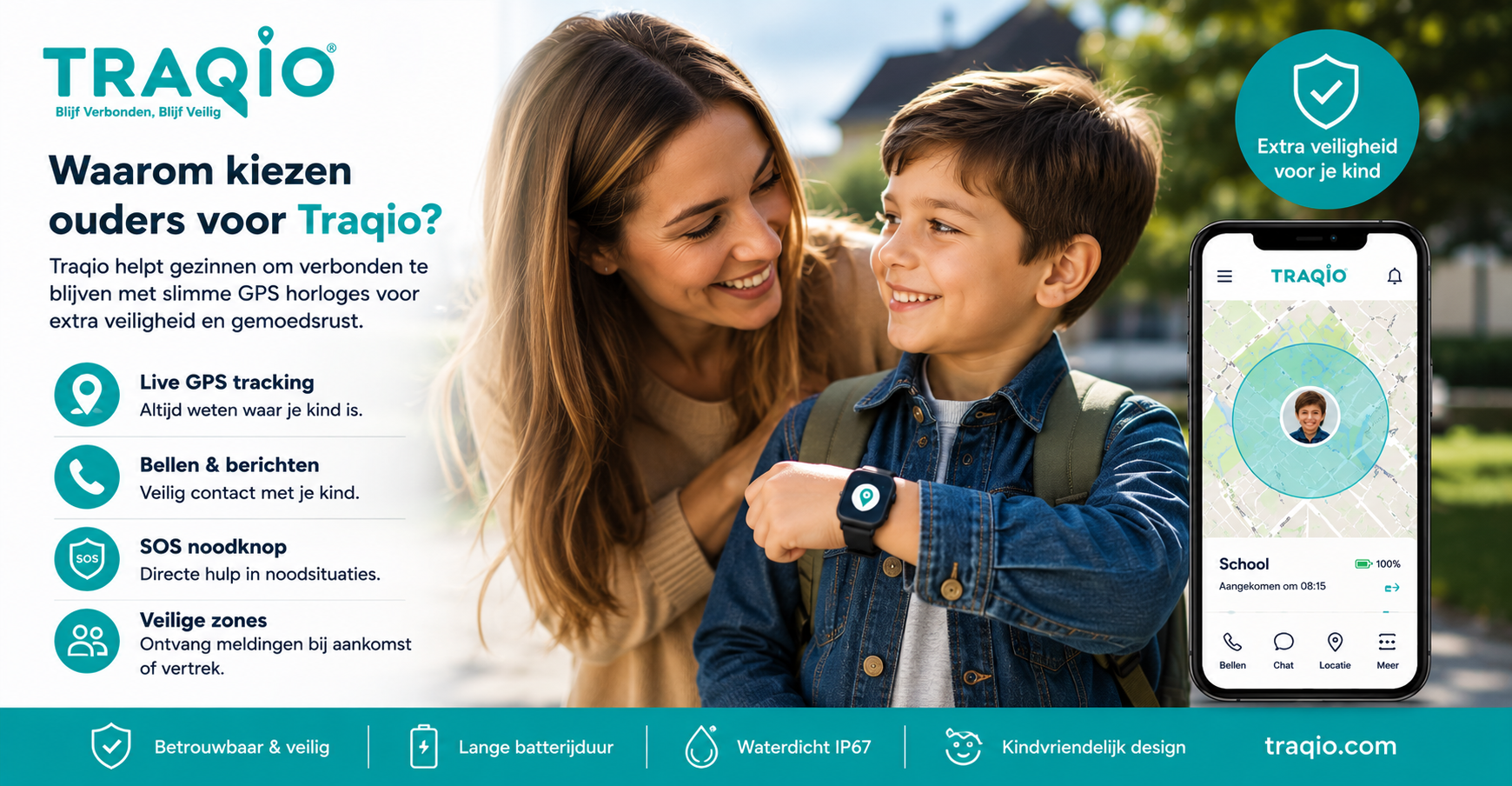 Waarom kiezen ouders voor Traqio?