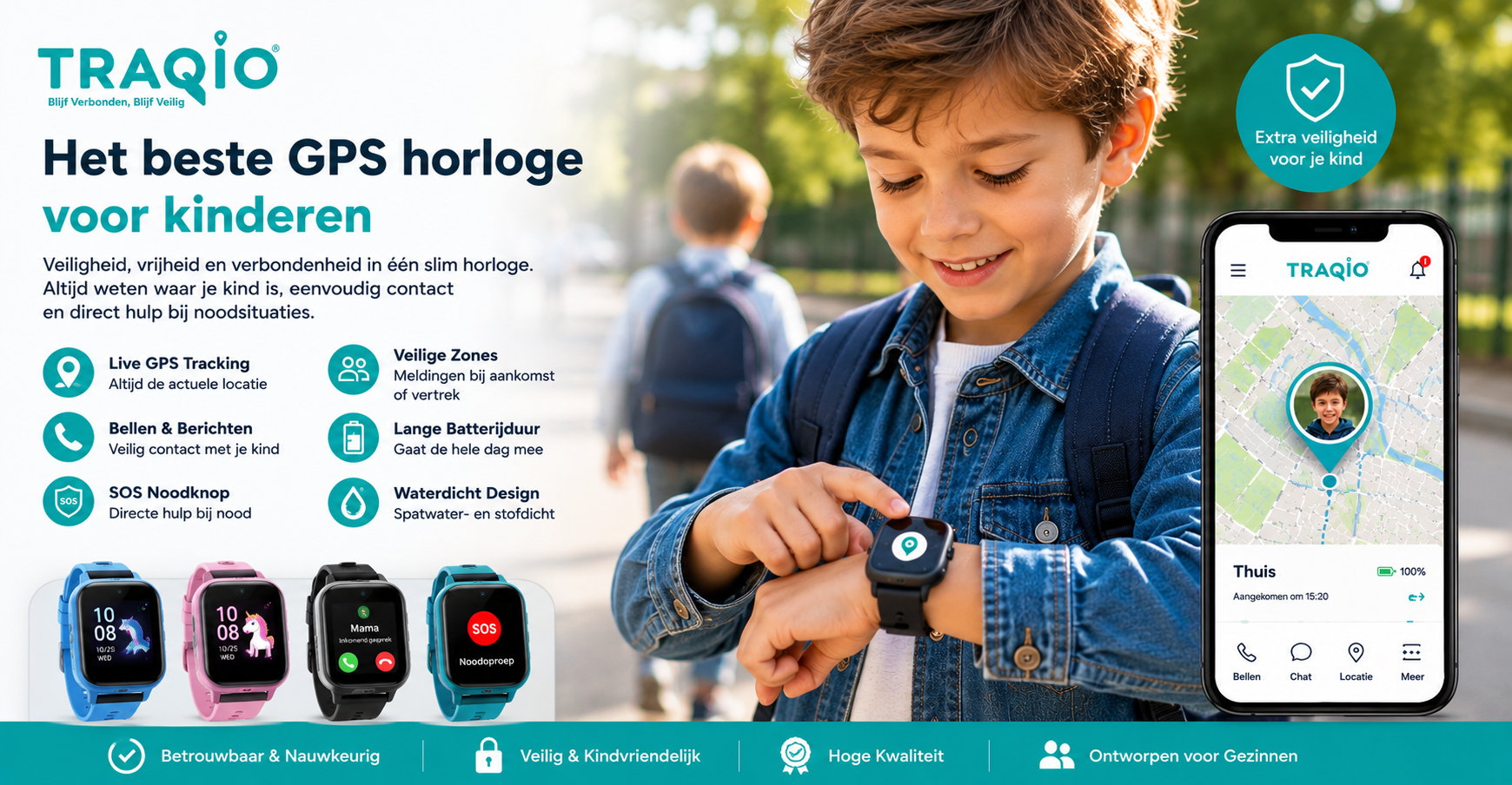 Beste GPS horloge voor kinderen