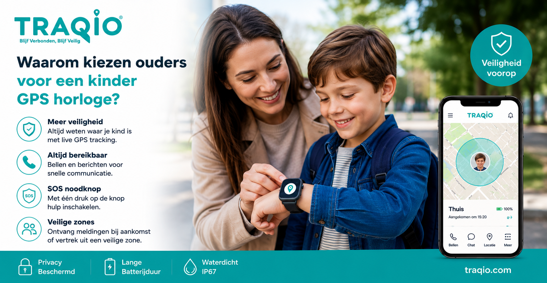 Waarom kiezen ouders voor een kinder GPS horloge?