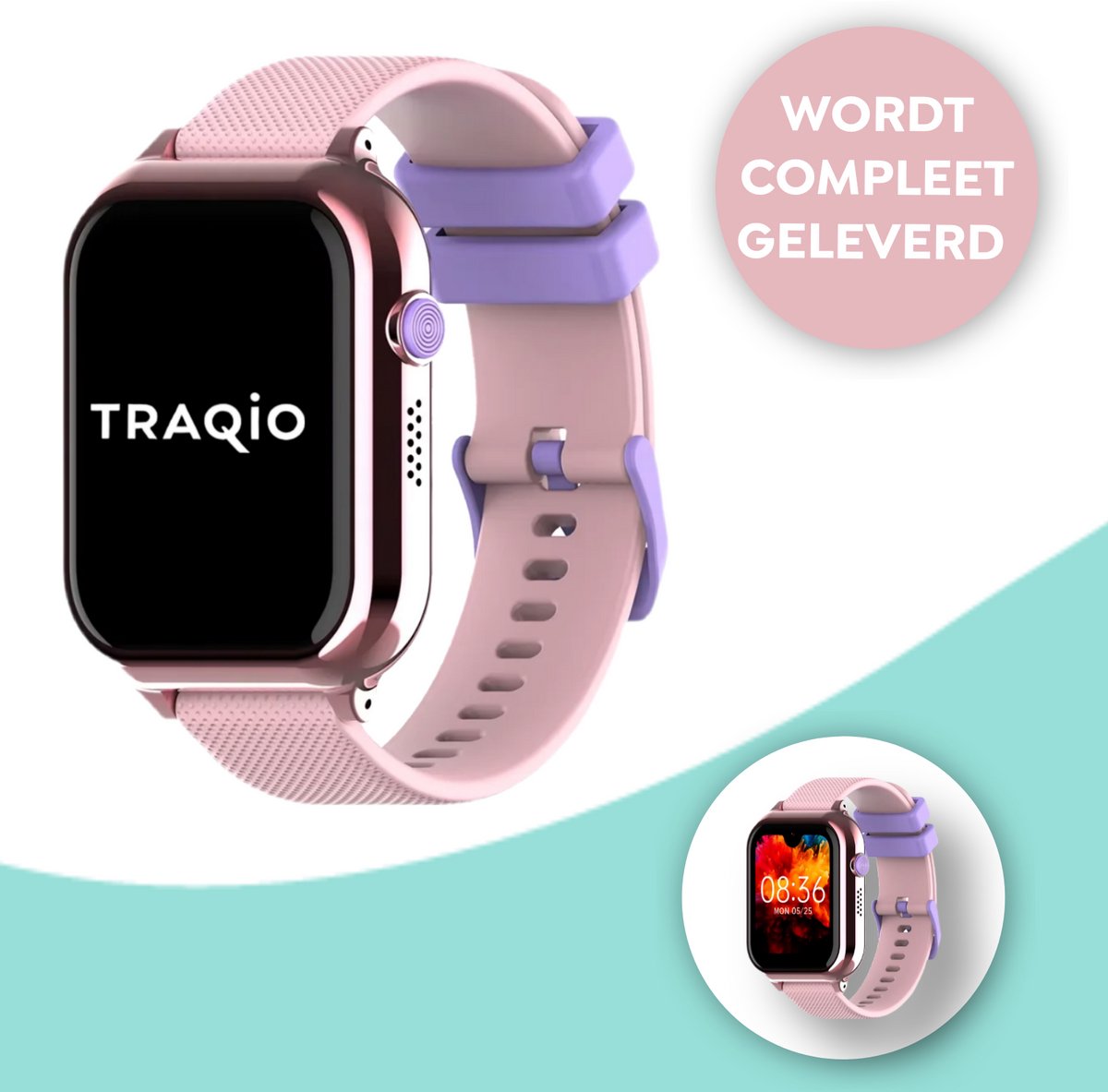 Traqio TRQ10 GPS horloge kinderen