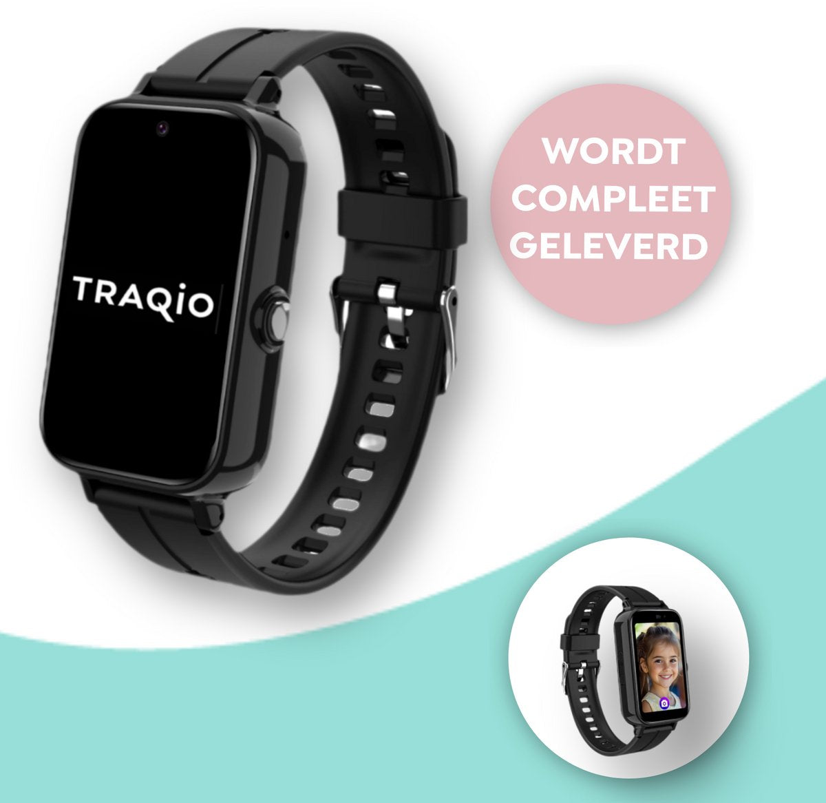 Traqio TRQ11 GPS horloge kinderen