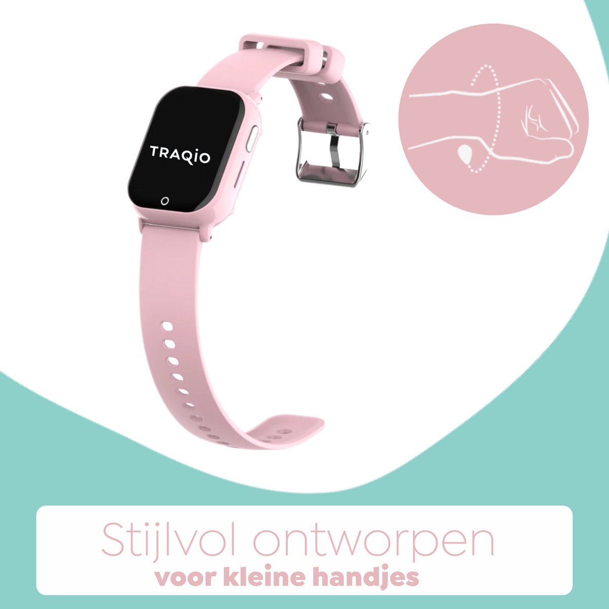 Traqio TRQ04 GPS horloge kinderen