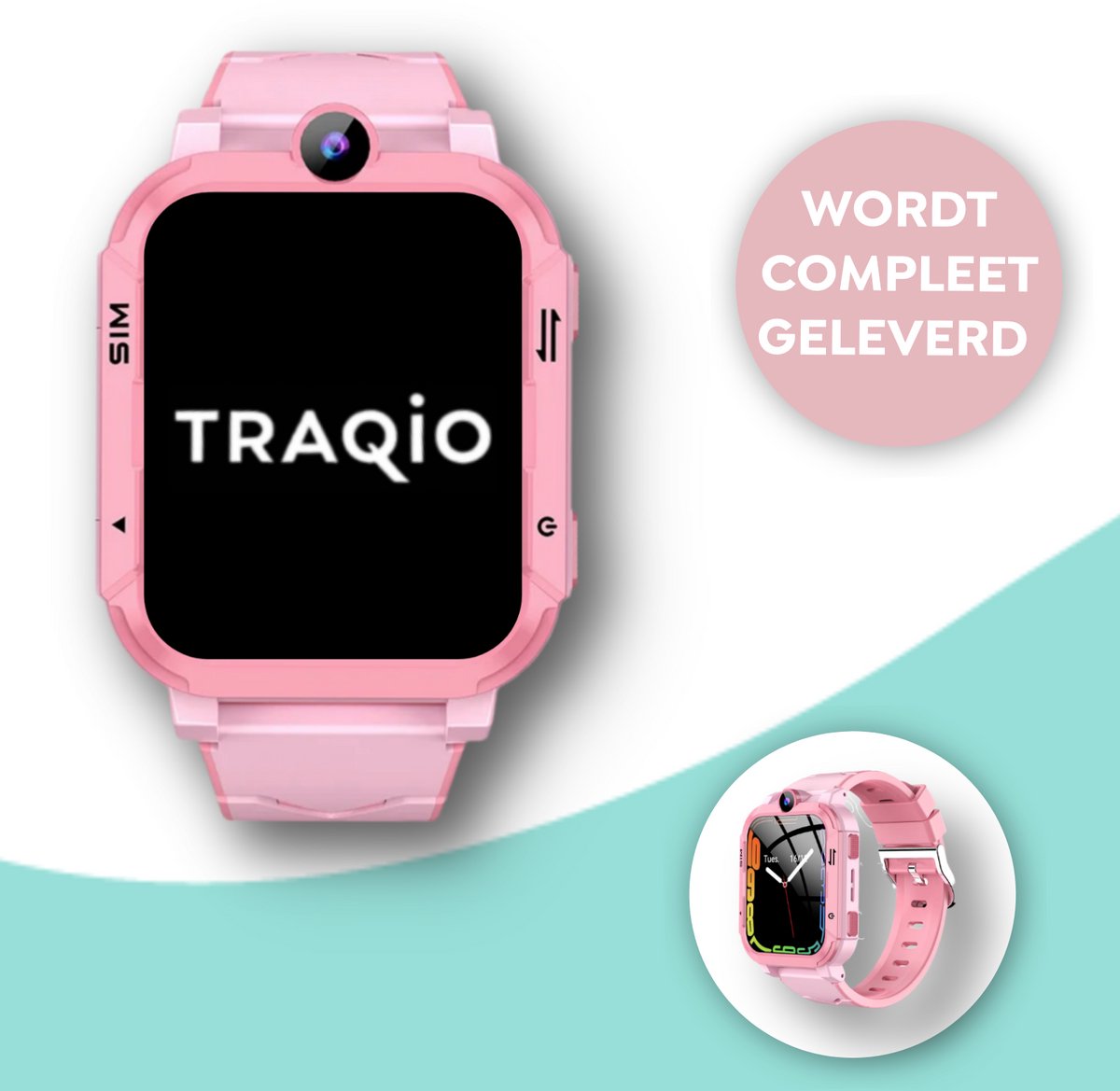Traqio TRQ05 GPS horloge kinderen