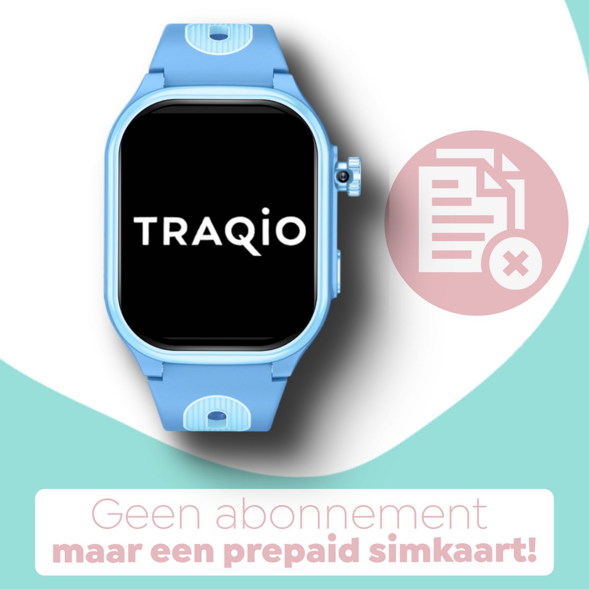 Traqio TRQ08 GPS horloge kinderen