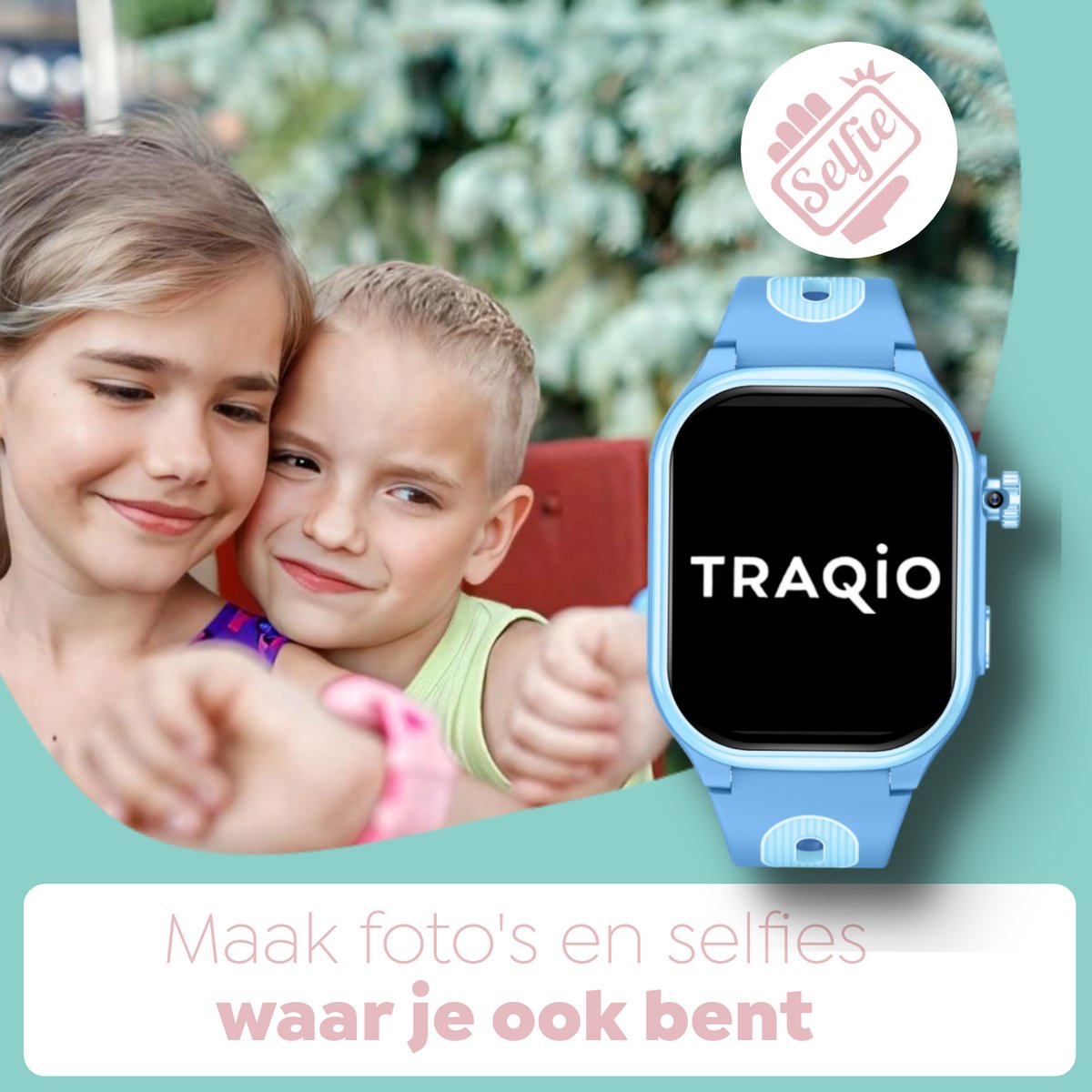 Traqio TRQ08 GPS horloge kinderen