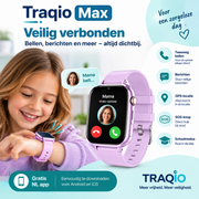 Traqio Max GPS horloge kinderen