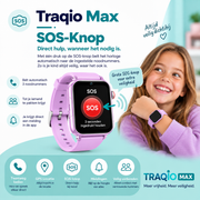 Traqio Max GPS horloge kinderen