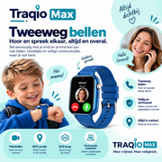 Traqio Max GPS horloge kinderen