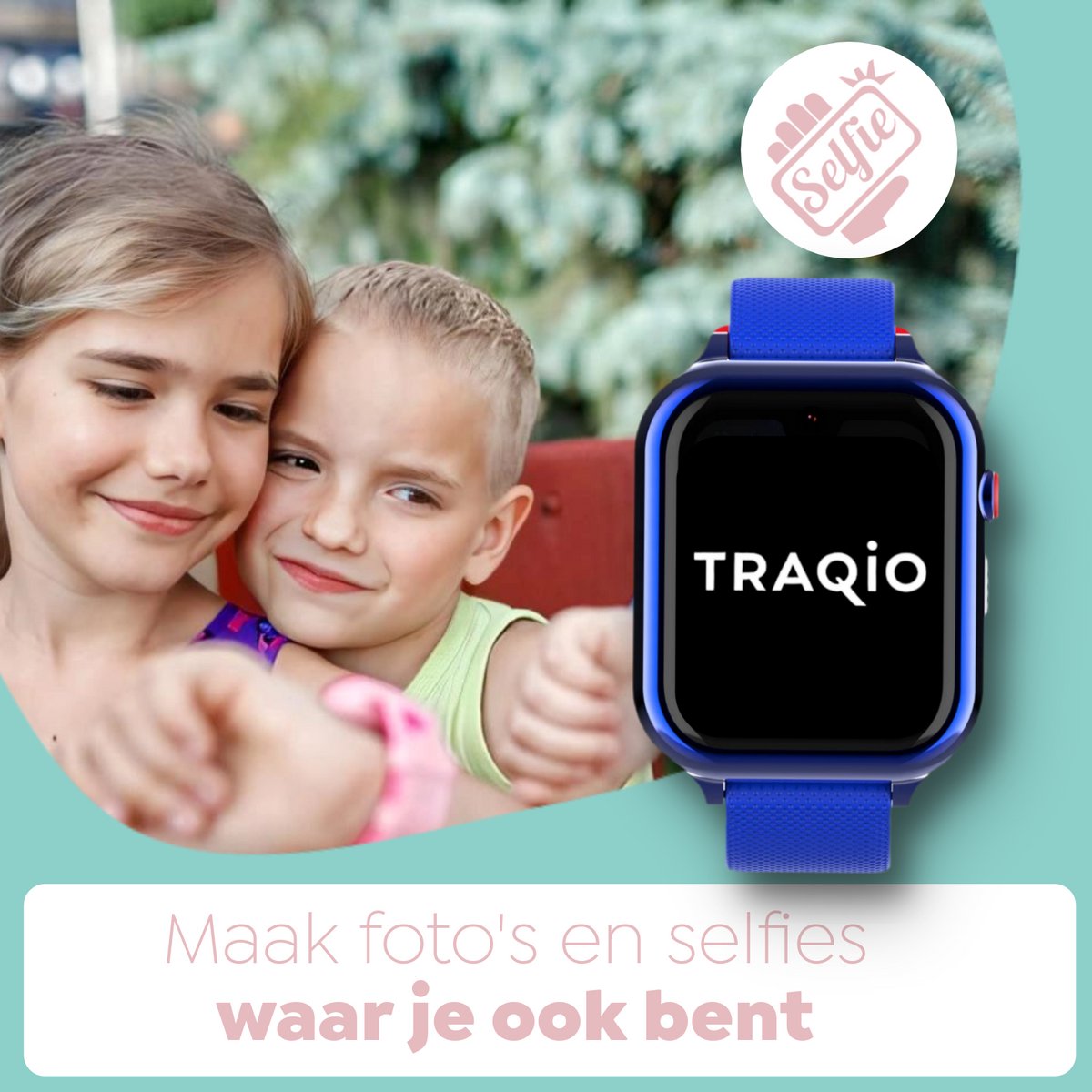 Traqio TRQ10 GPS horloge kinderen