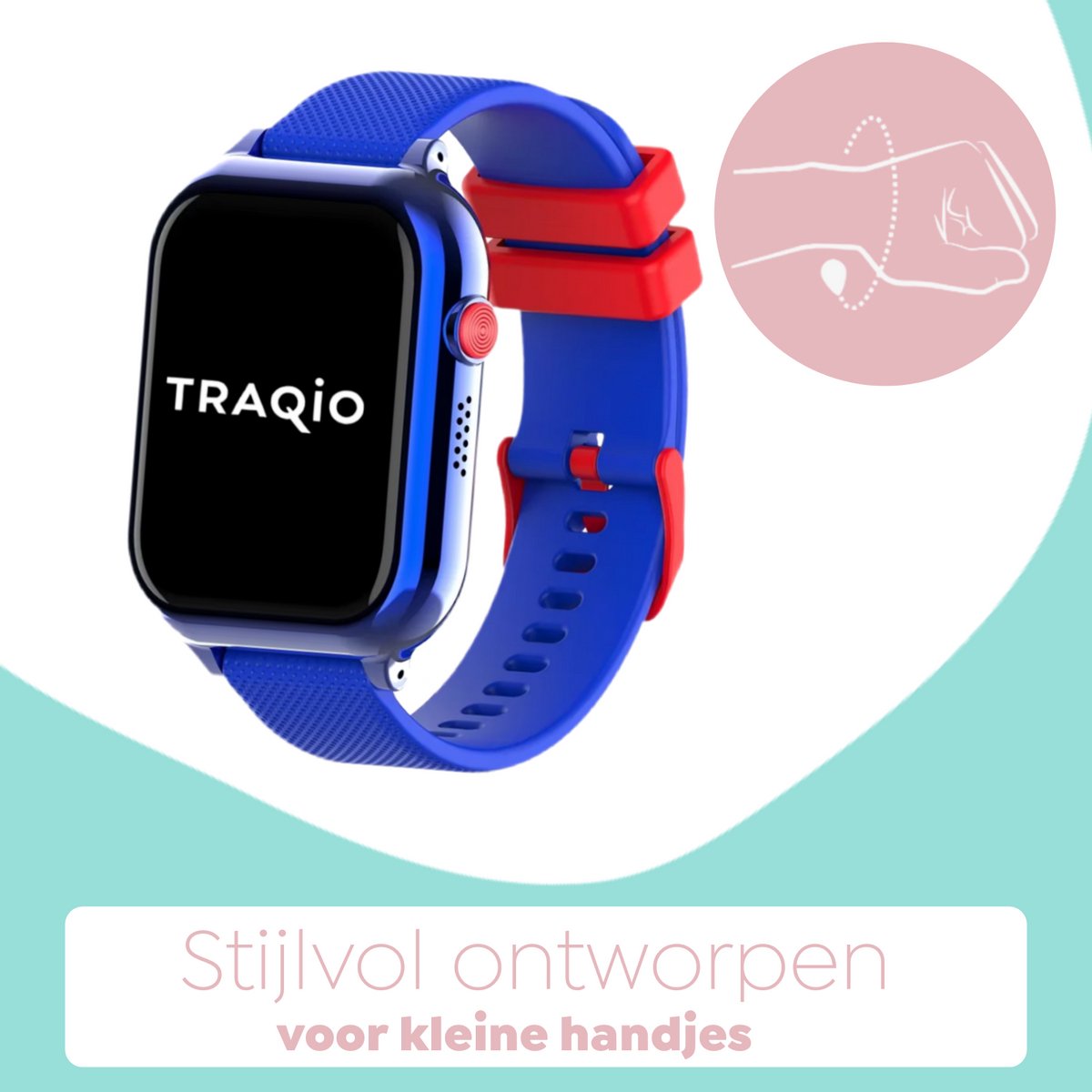 Traqio TRQ10 GPS horloge kinderen