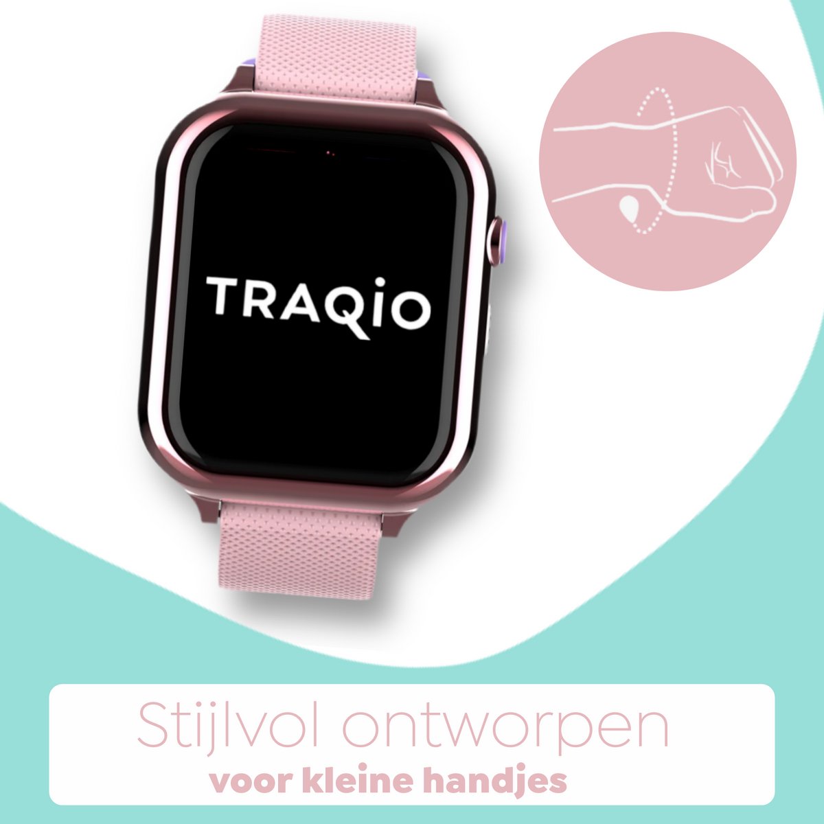 Traqio TRQ10 GPS horloge kinderen