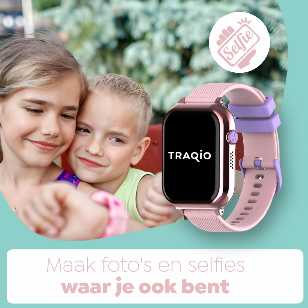 Traqio TRQ10 GPS horloge kinderen