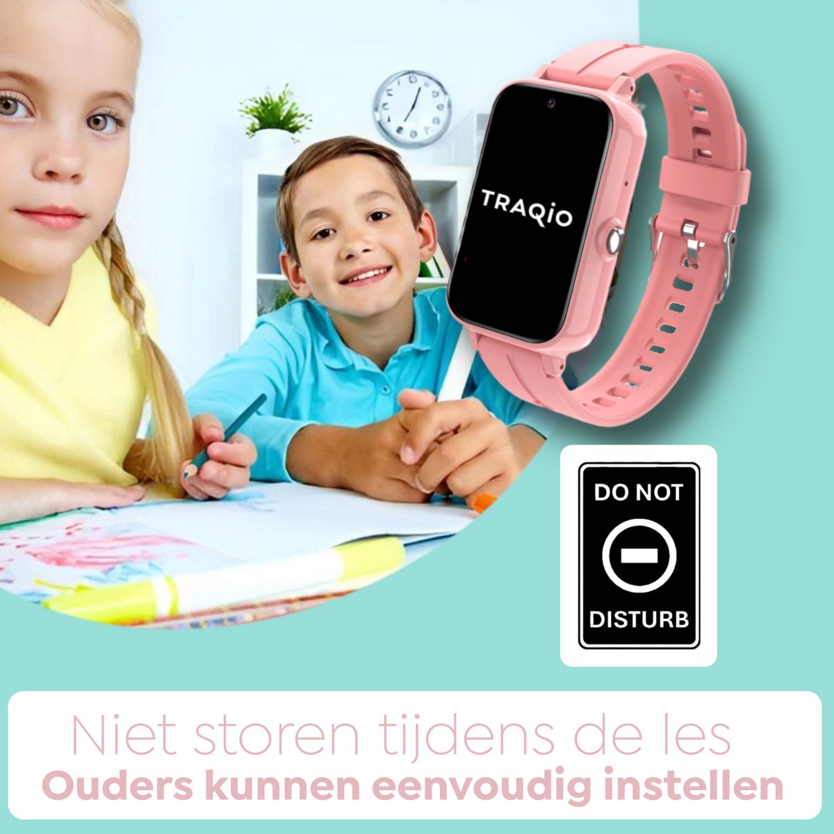 Traqio TRQ11 GPS horloge kinderen